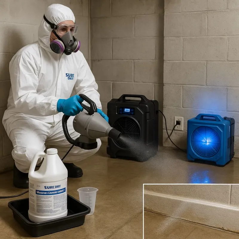 Sanitization and Odor Removal process in Hampstead, NH
